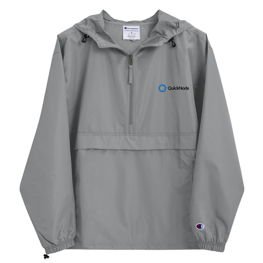 Embroidered "QuickNode" Champion Packable Jacket