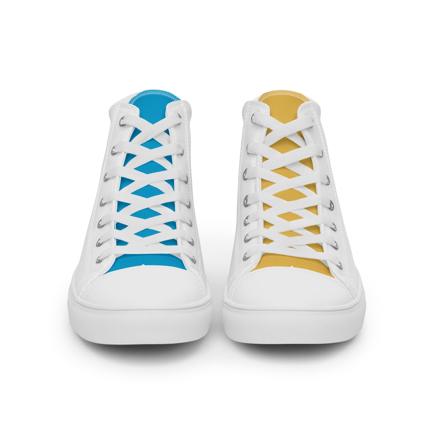 Men’s high top canvas shoes