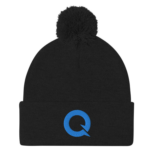 QuickNode "Q" Pom-Pom Beanie