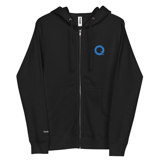 QuickNode Q fleece zip up hoodie